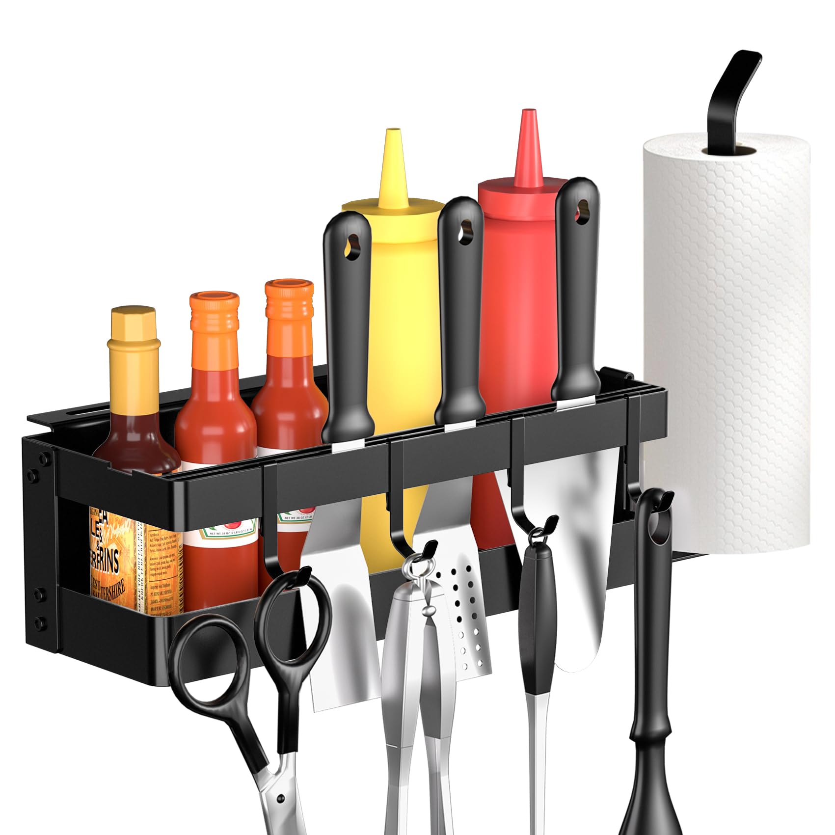 Gaguiup Griddle Caddy For Blackstone 17'/28'/36' Griddles/Prep Cart, Grill Caddy Blackstone Griddle Accessories Storage Organ