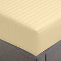 Feather & Stitch New York 1 Piece Fitted Sheet California King Size, 100% Cotton 18 Inch Extra Deep Pocket, 500 Thread Count Pre