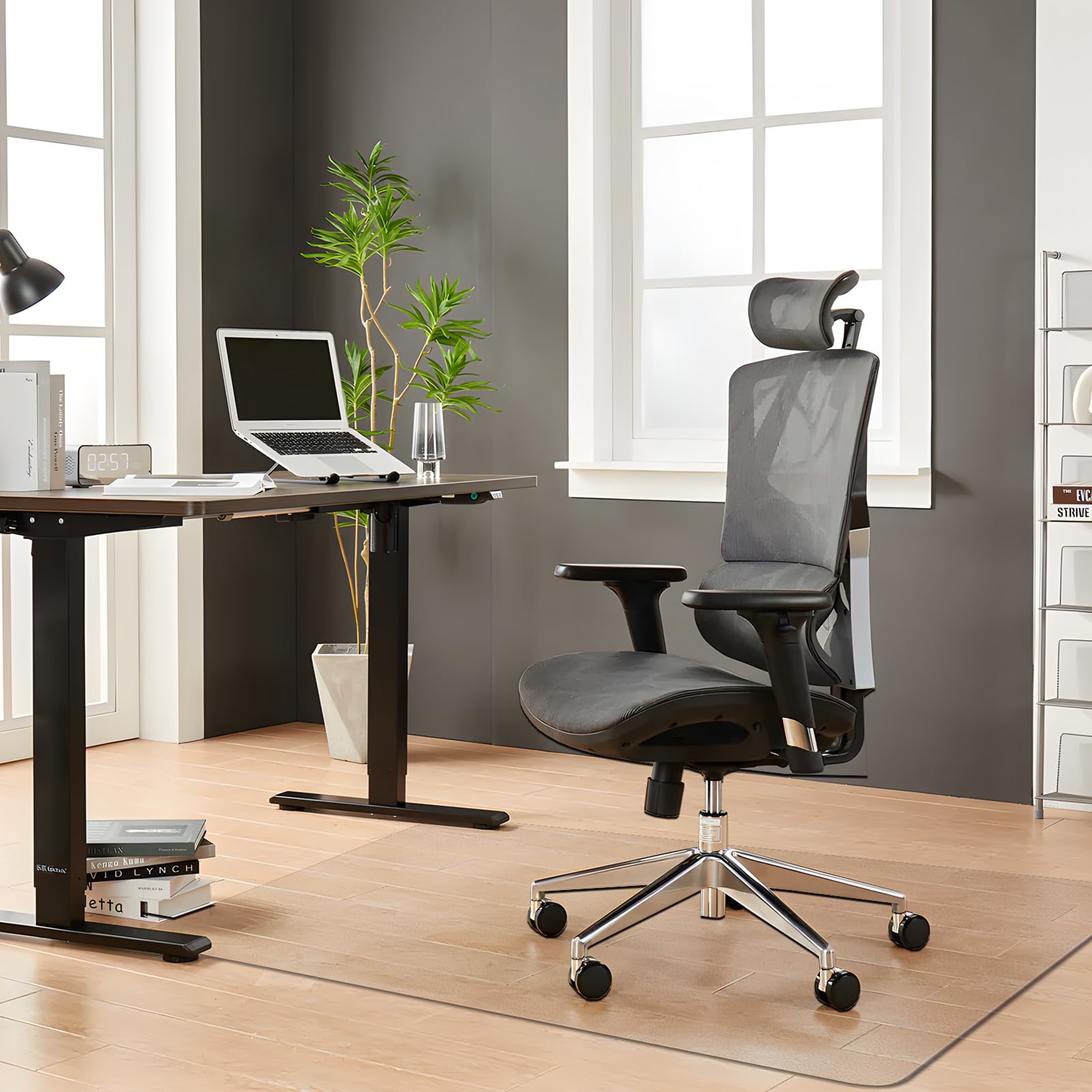 Office Desk Chair Mat For Hard Floor,Clear Mat Desk Floor Protector For Hardwood,Floor Mat For Desk Chair On Hardwood,Wood Floor