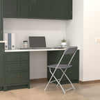 Flash Furniture Hercules™ Series Plastic Folding Chair - Grey - 4 Pack 650Lb Weight Capacity Comfortable Event Chair-Lightweight Folding Chair