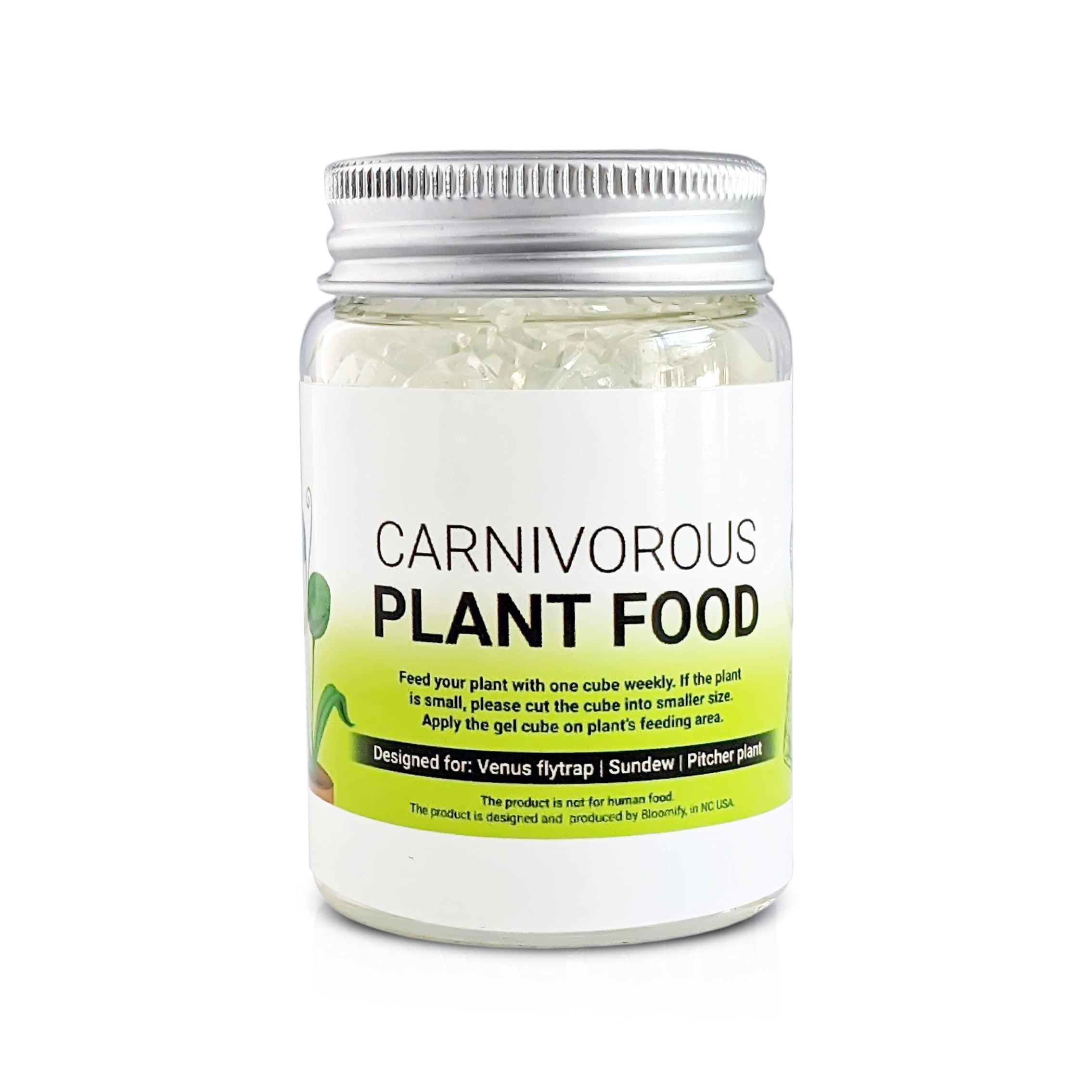 Venus Flytrap Food, Solid Gel Carnivorous Plant Food, 2.5Oz. Designed For Venus Fly Trap, Sundew, Pitcher Plants And Other Carni