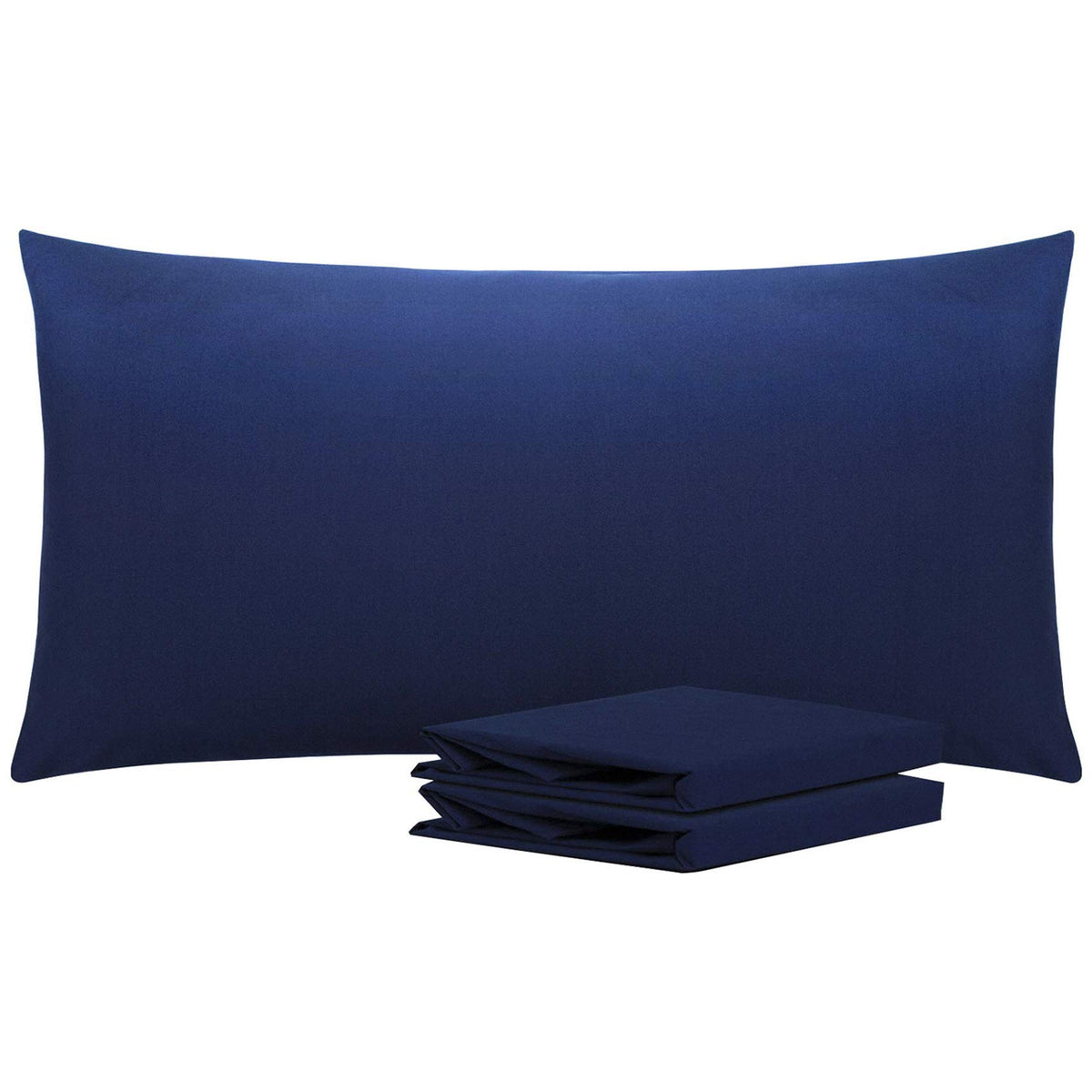Ntbay King Pillowcase Set - 2 Pack Brushed Microfiber 20X40 Pillowcases - Soft, Wrinkle-Free, Fade-Resistant, Stain-Resistant, N