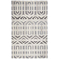 Rizzy Home Alora Decor Makalu 3' X 5' Geometric Gray/Natural Hand-Tufted Area Rug