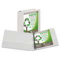 Samsill 18967 Earth'S Choice Biobased + Biodegradable Round Ring View Binder 2-Inch Cap White