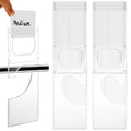 50 Pack Clothing Rack Dividers for Hanging Clothes, Fits Poles up to 1.7 in