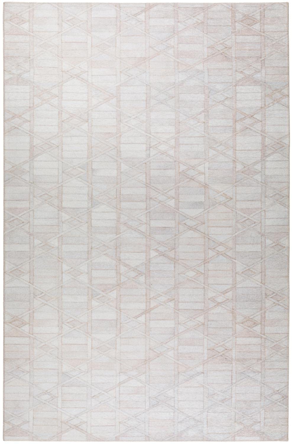 Dalyn Rugs Stetson Patchwork Faux Cowhide Ss4 Linen 3' X 5'
