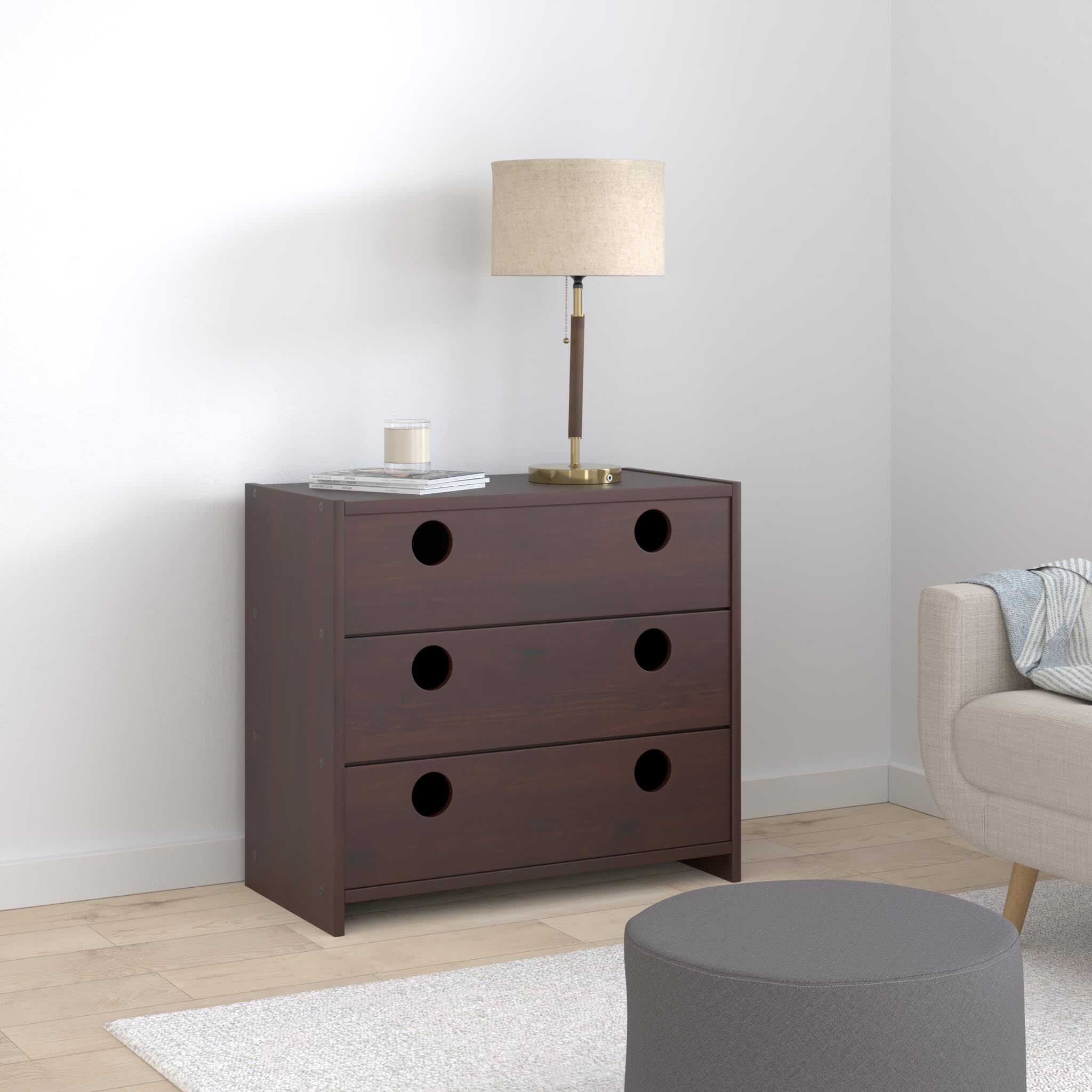 Donco Kids 3 Drawer Circles Chest