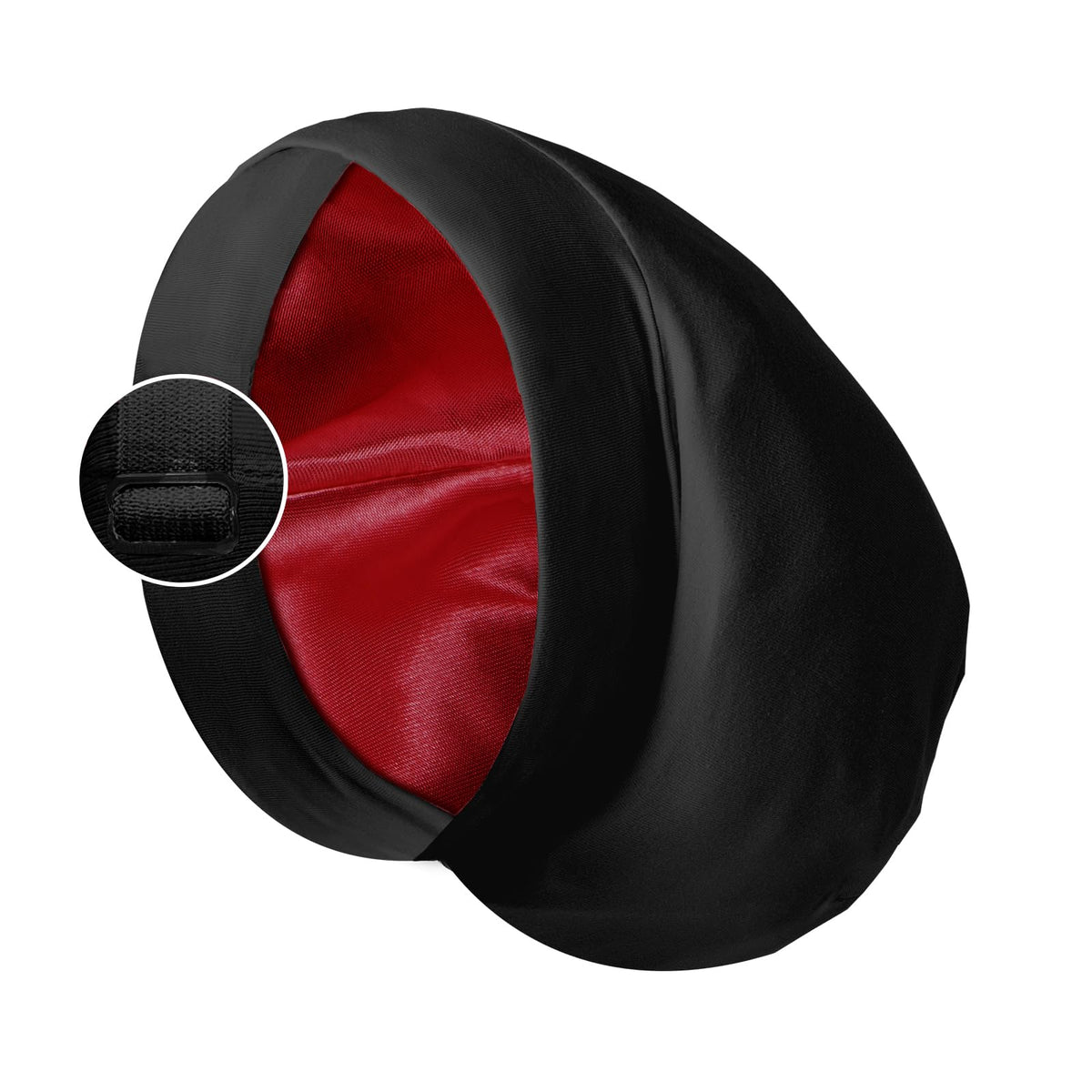 Satin Bonnet Silk Lined Sleep Cap- Adjustable Hair Cover for Women Men Frizzy Hair Night Cap Patients Care