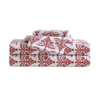 Eddie Bauer - King Sheets, Cotton Flannel Bedding Set, Brushed For Extra Softness, Cozy Home Decor, Oeko-Tex Certified (Jolly Tr
