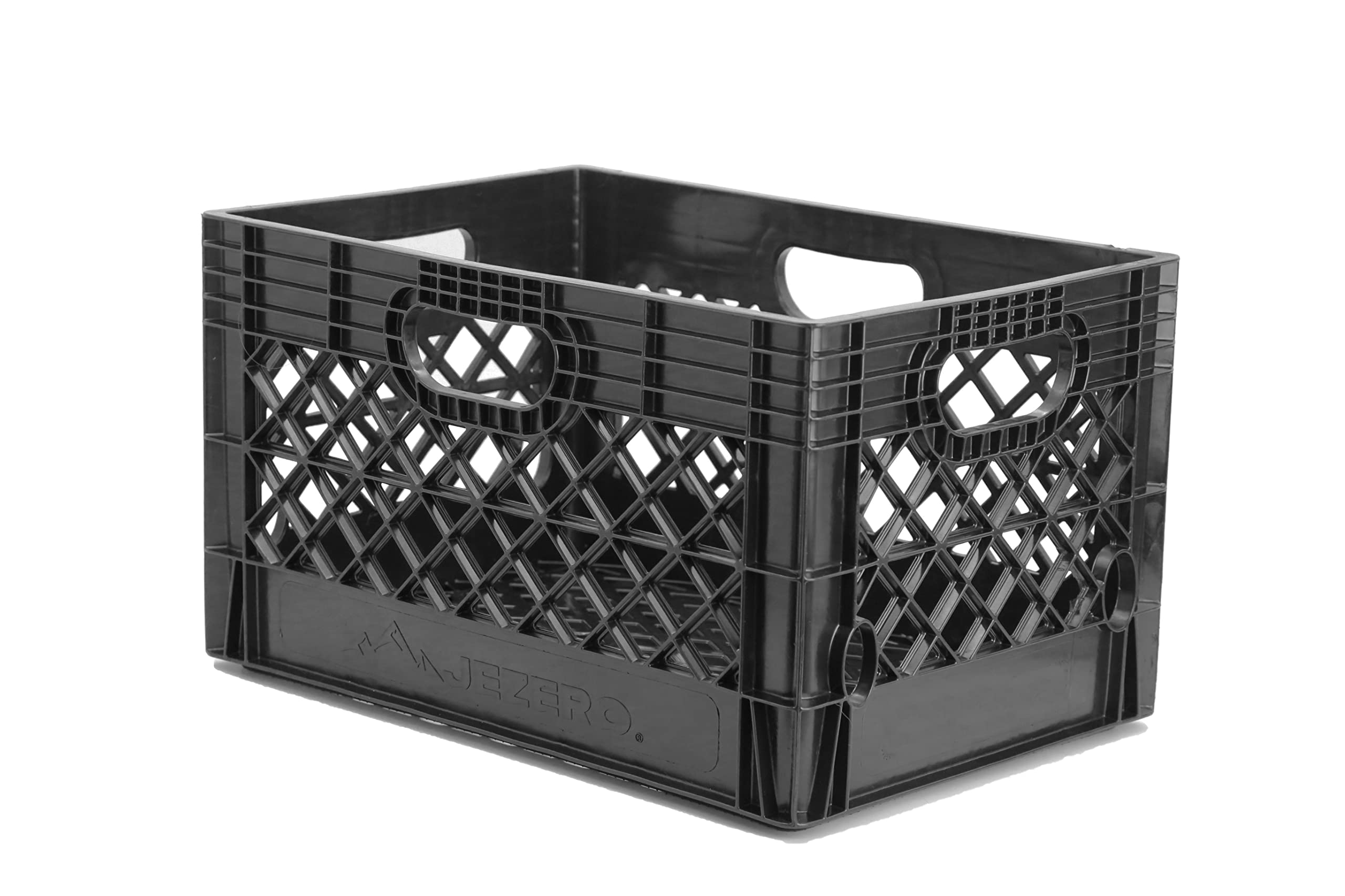 Jezero Milk Crate For Household Storage: The Ultimate Storage Tote For Groceries, Garages, Kayaking & Outdoor, Stackable Storage