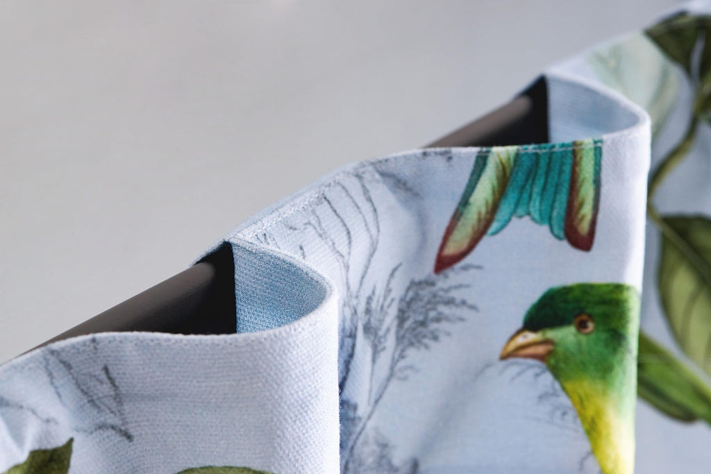 Maison D' Hermine Curtains 100% Cotton (50''X96'') One Panel Easy Hanging With A Rod Pocket & Loop, For Kitchen, Offices Drapes,