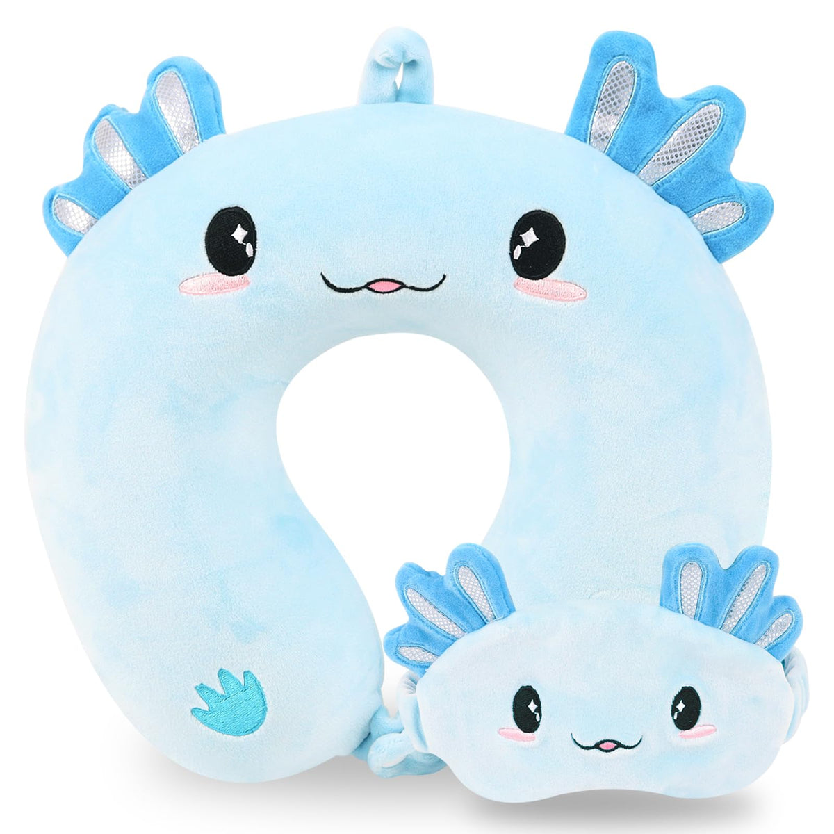 Travel Pillow, Kids Travel Pillow With Sleep Eye Mask Soft Memory Foam Kids Neck Pillow For Boys & Girls, Travel Accessories For