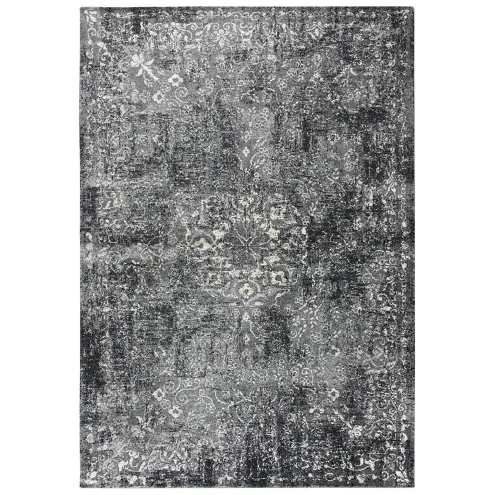 Rizzy Home Alora Decor Swagger 3'3" X 5'3" Floral Gray/Dk Gray/Black/Ivory Area Rug