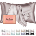 Mulberry Silk Pillow Cases 2 Pack Queen Size 20X30 Inches With Hidden Zipper, Ultra Smooth And Soft Breathable Cooling Silk Sati