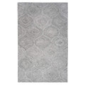 Rizzy Home Alora Decor London 8' X 10' Trellis Gray/Gray/Rust/Blue Hand-Tufted Area Rug