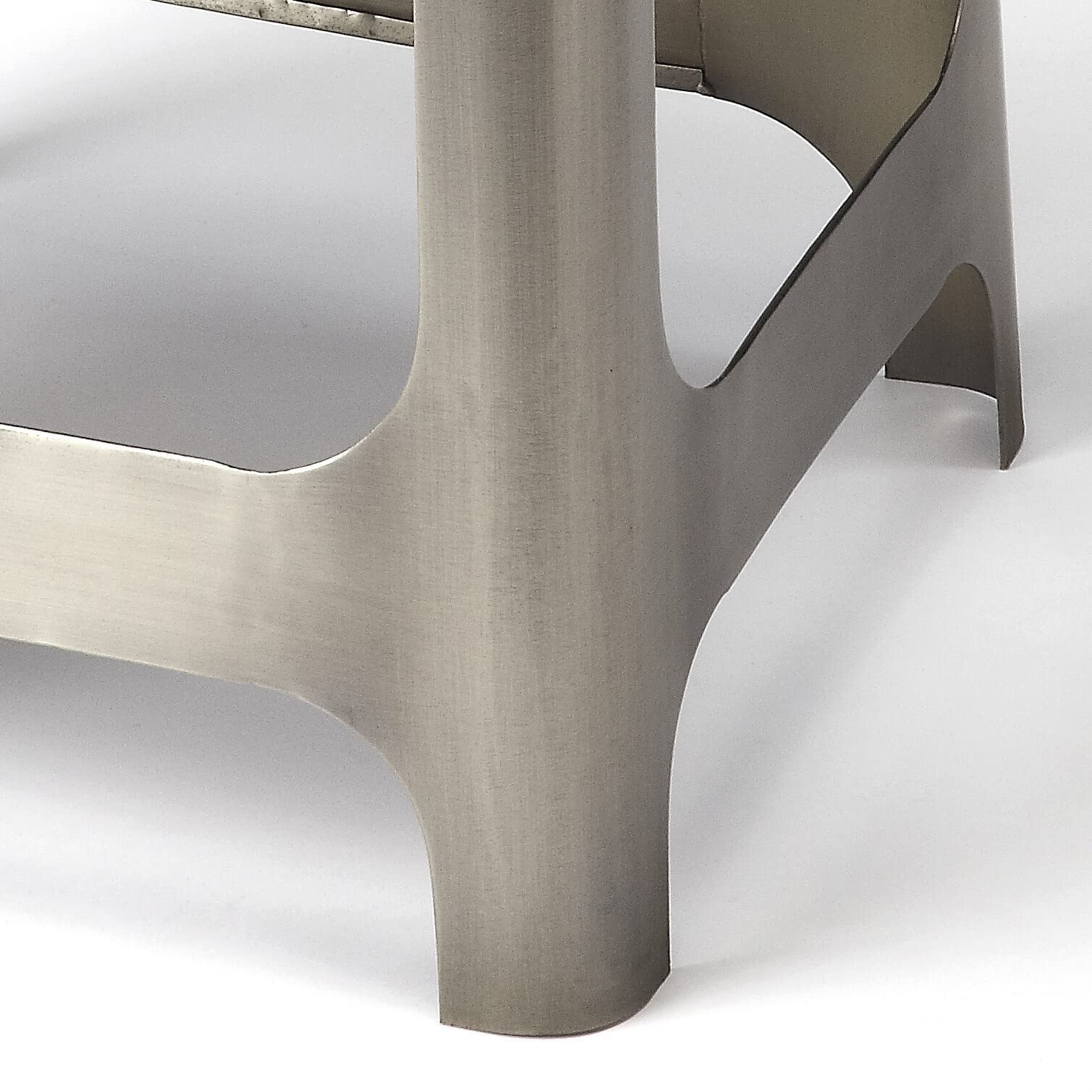 HomeRoots Multi-Color Iron, Wood, Leather Iron and Leather Counter Stool
