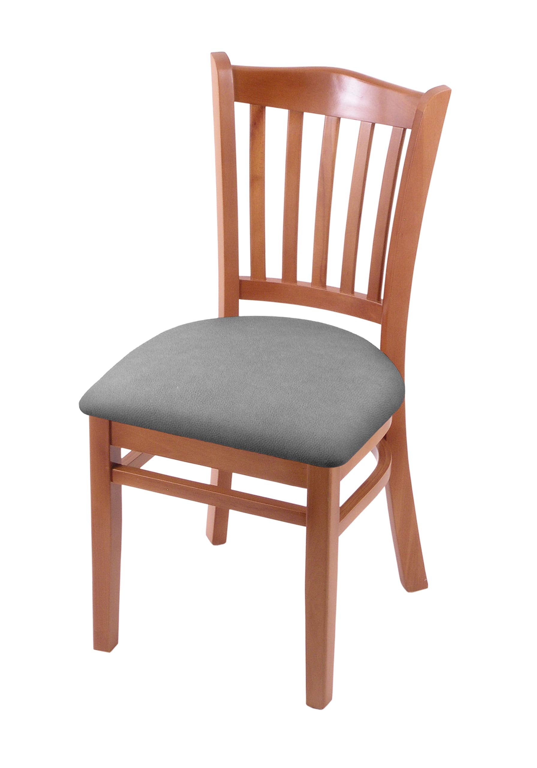 Holland Bar Stool Co. 3120 18 Chair with Medium Finish and Canter Folkstone Grey Seat