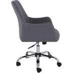 Lorell Mid-Century Modern Guest Chair, Gray