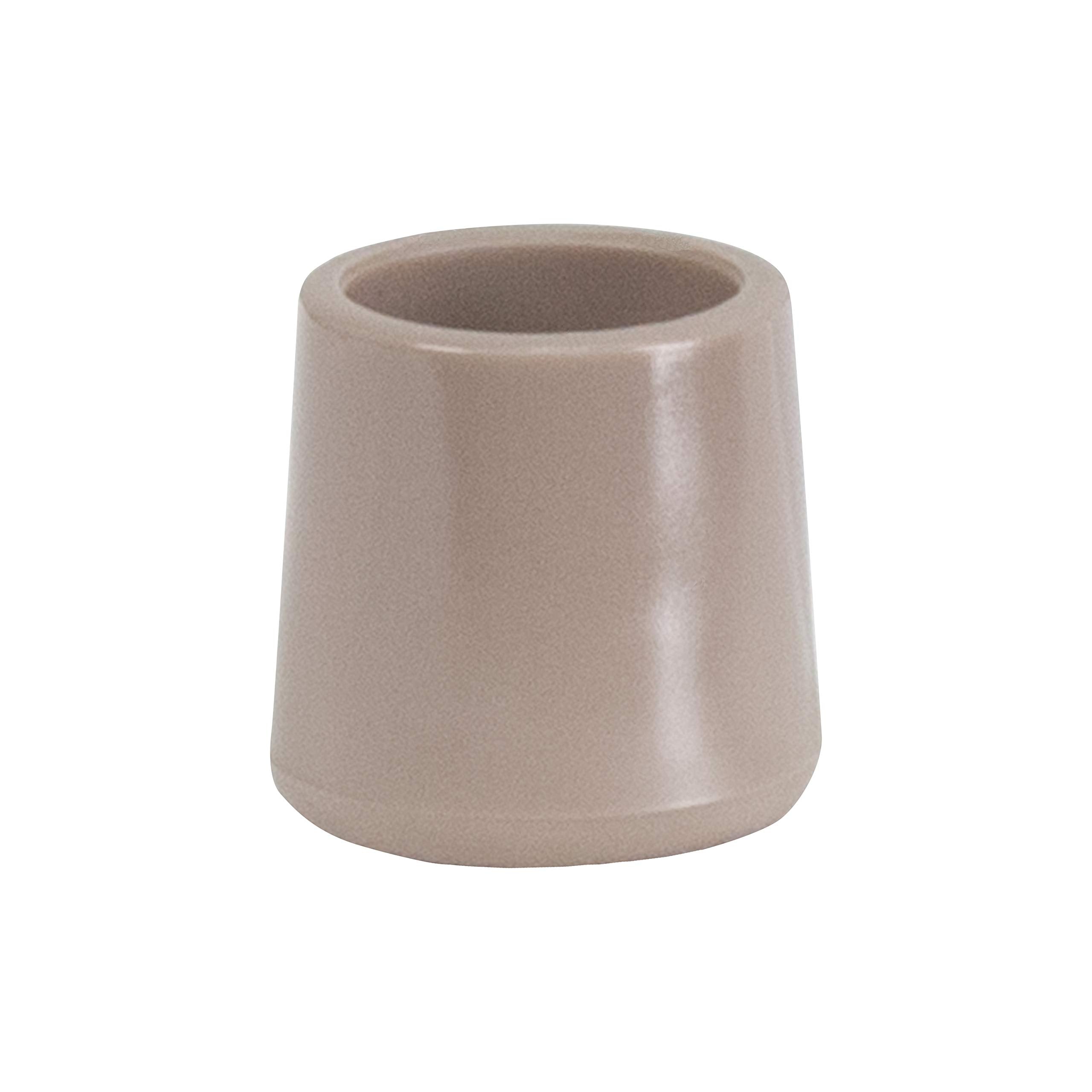 Flash Furniture Beige Replacement Foot Cap For Beige And Brown Plastic Folding Chairs