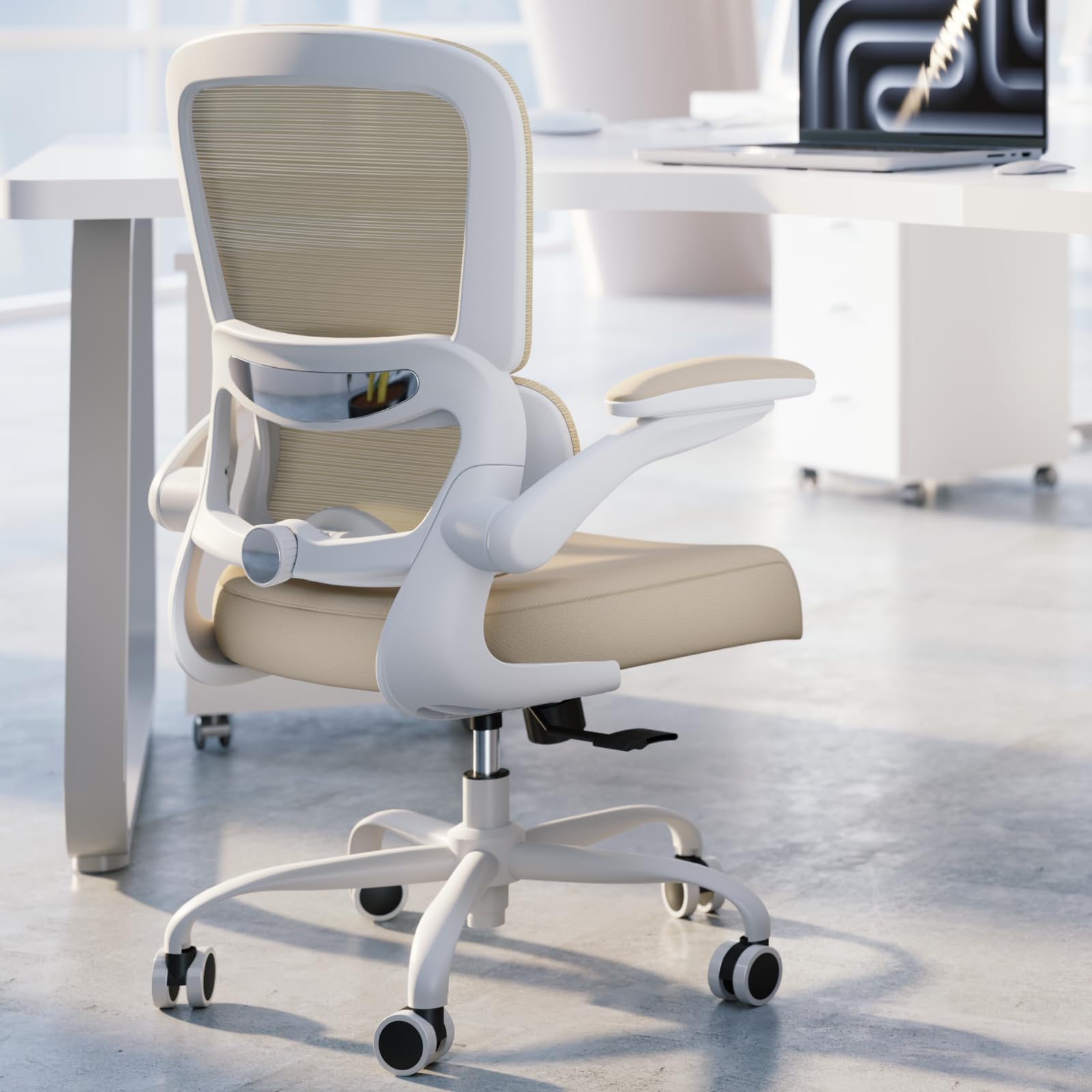 TRALT Office Chair - Ergonomic Desk Chair with Adjustable Lumbar Support, Mesh Computer Chair, Executive Chairs for Home Office 