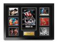 HWC Trading FR A2 Rocky 4 Gifts Printed Signed Autograph Presentation Display Montage for Movie Memorabilia Fans - A2 Framed