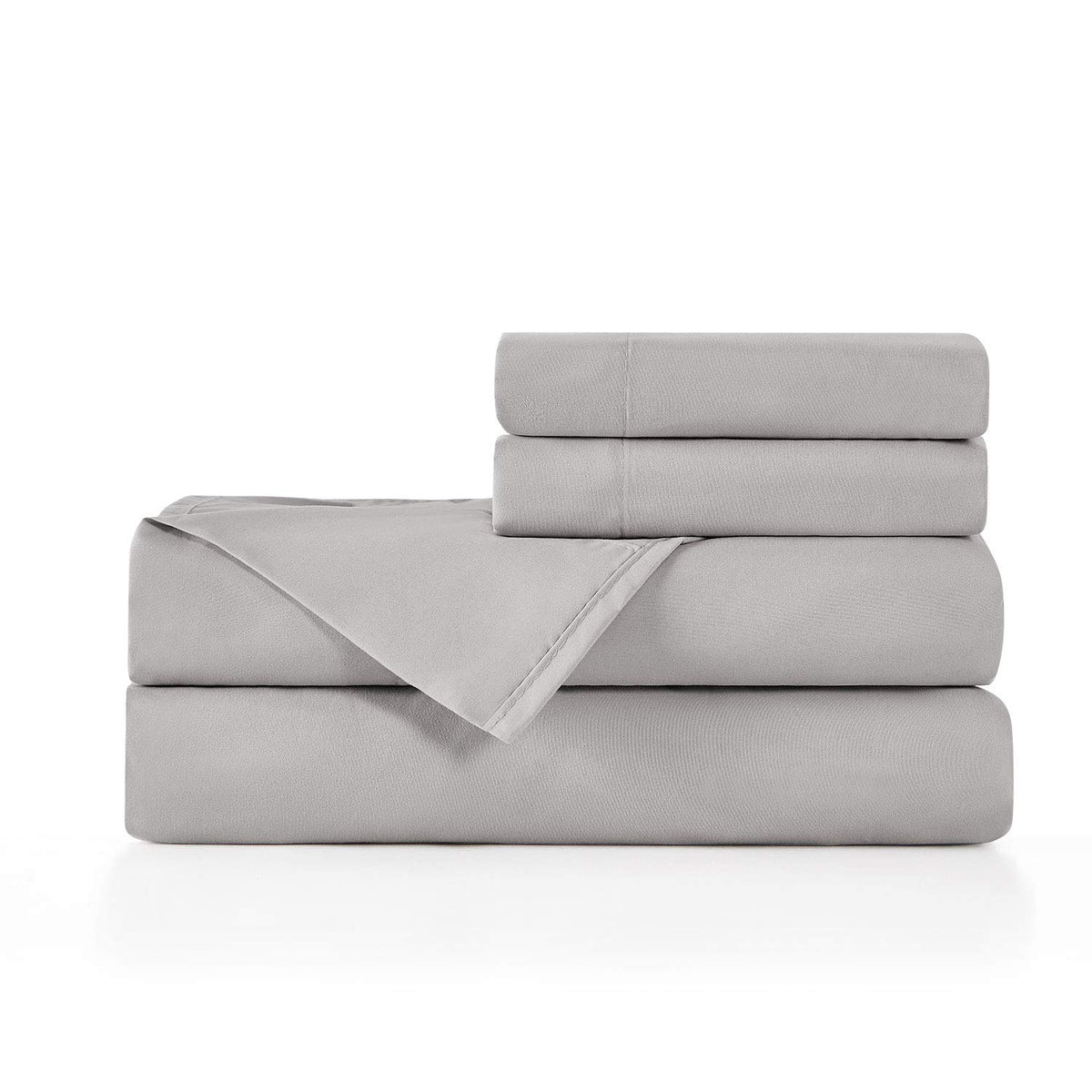 Basic Choice King Size Sheet Set - Breathable & Cooling - Hotel Luxury - Extra Soft - Deep Pockets - Easy Fit - 4 Piece - Wrinkl