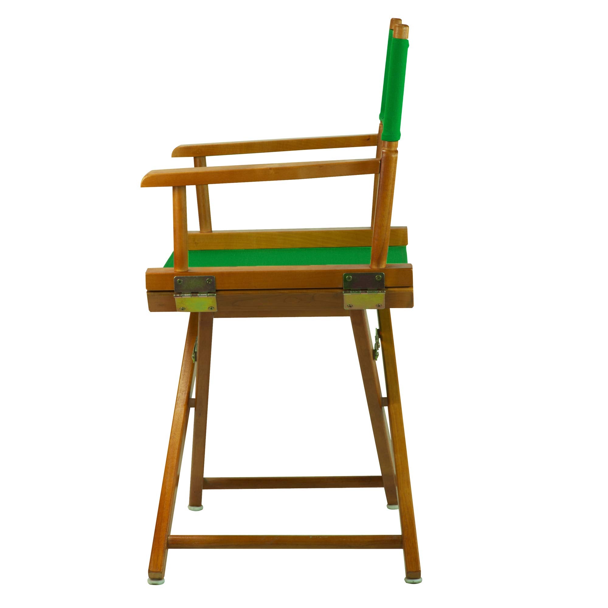 Casual Home Director'S Chair ,Honey Oak Frame/Green Canvas,18&quot; - Classic Height