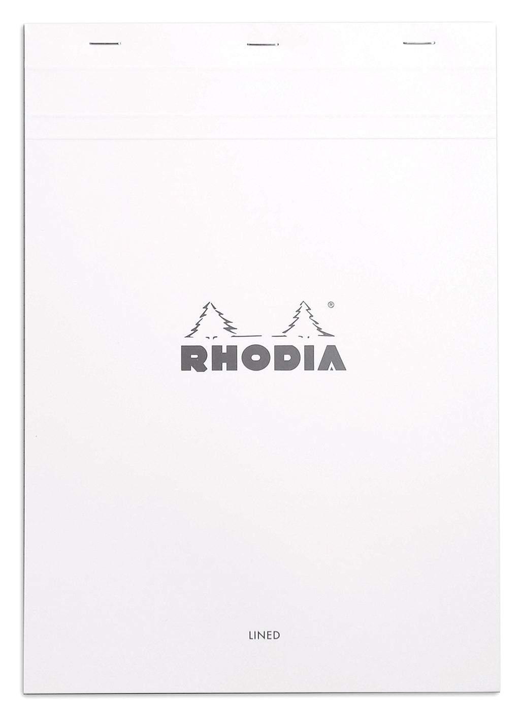 Rhodia Notepad, No18 A4, Lined - White, '8 1/4'' X 11 3/4''' (18601C)