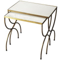 Butler Bacchus Marble & Iron Nesting Tables