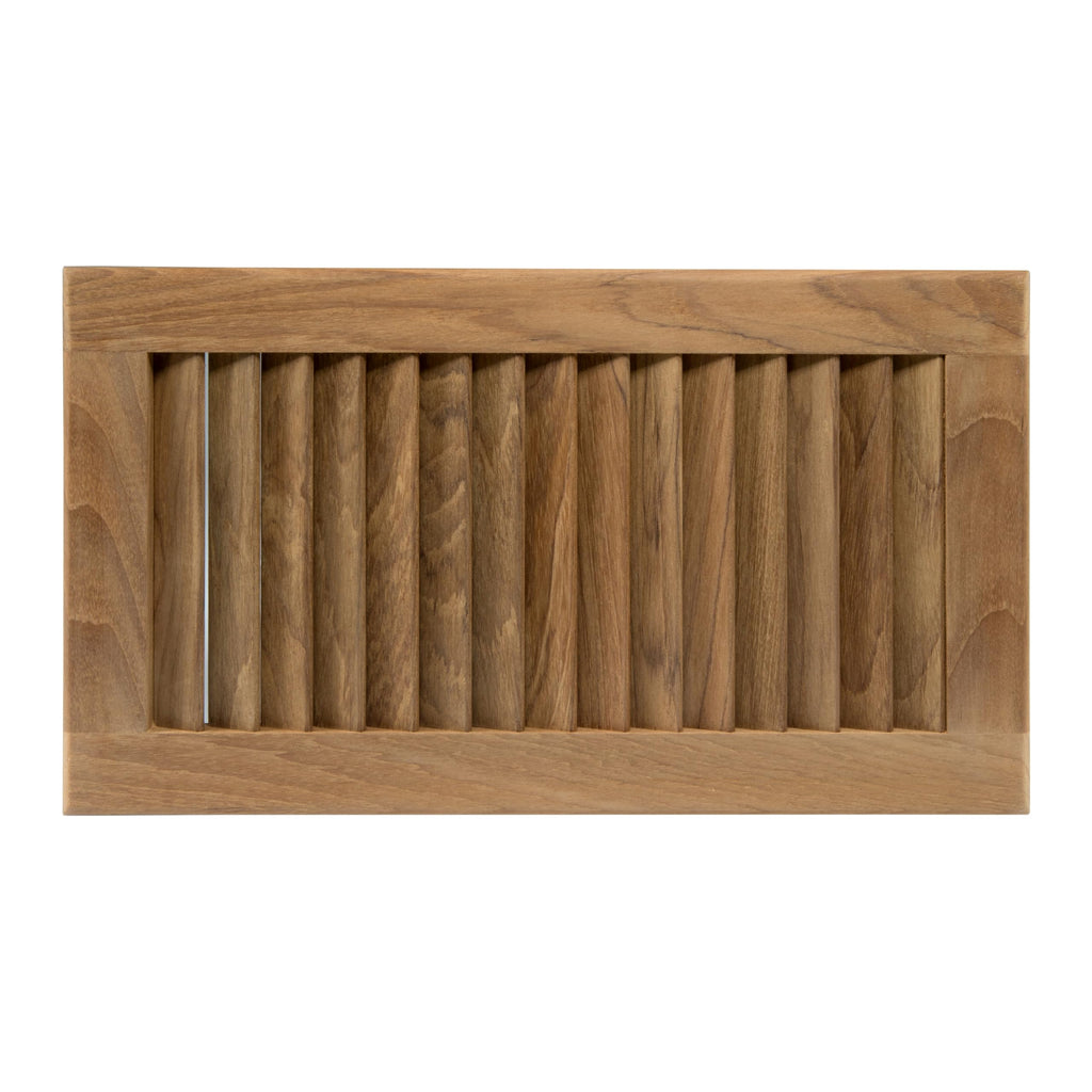 Whitecap 60710 Teak 16' X 9-1/8' X 3/4' Louvered Insert 3/4' Thick