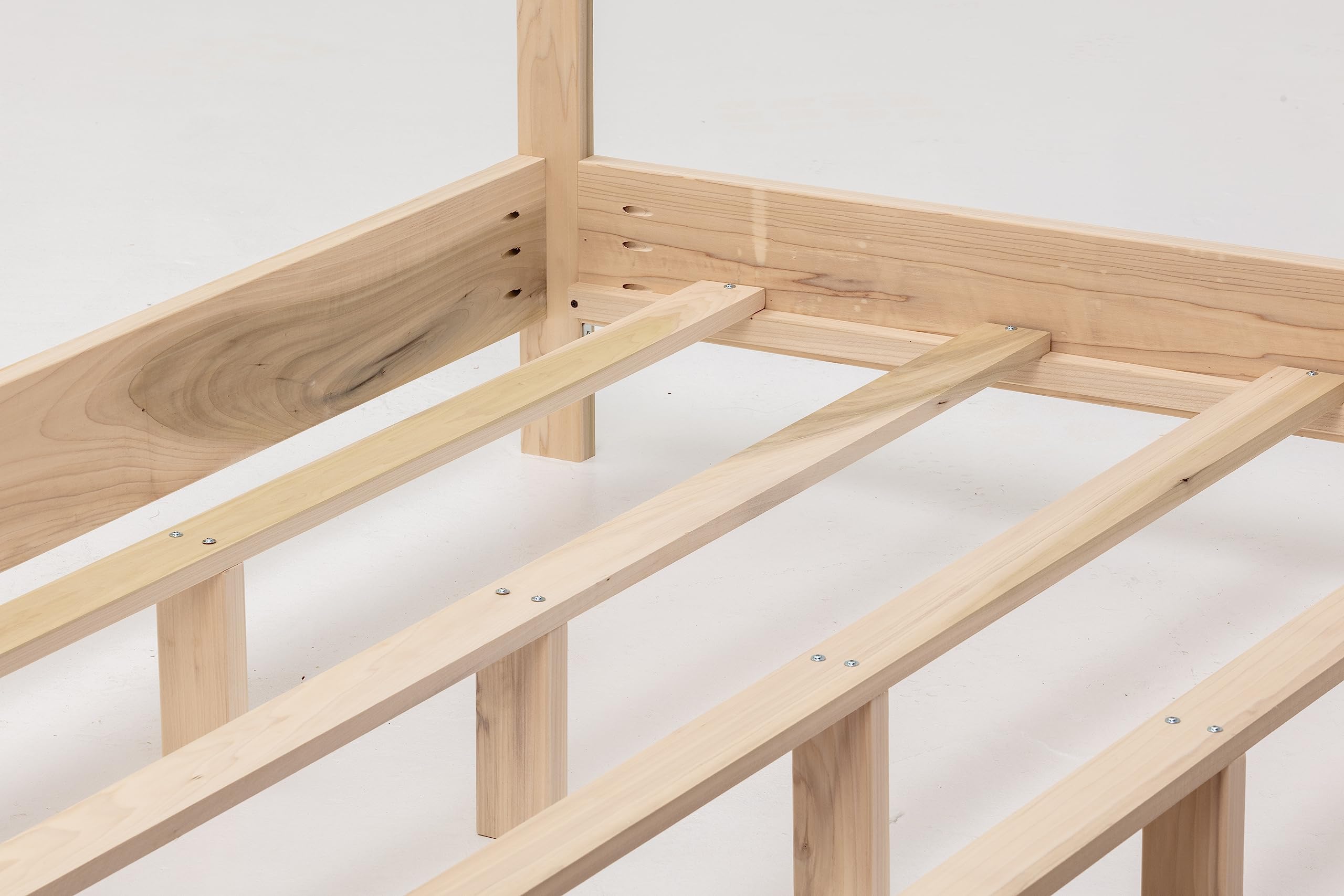 American Furniture Classics Model King Canopy King Size Canopy Bed with Raised Platform