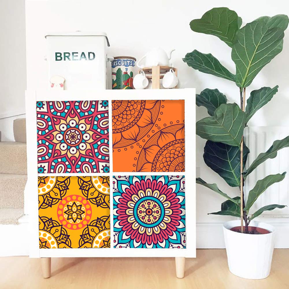 Self-Adhesive Dresser Sticker, Peel and Stick Furniture Skin, Removable Shelf Unit Decals Sticker (011, Expedit/Kallax)