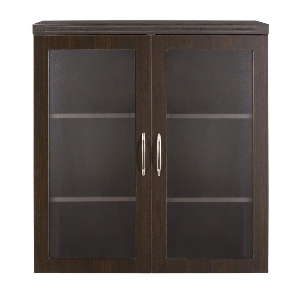Safco Mayline Agdcldc Aberdeen Cabinet, Mocha Laminate
