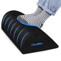 Foot Rest For Under Desk At Work,Office Desk Accessories With Soft Foam And Washable Removable Cover, Foot Stool For Office, Car, Home To Foot Support And Relax Ankles, Black
