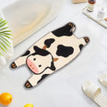 Ukeler Nursery Kids Rug, Cute Cow Bathroom Rugs For Kids Funny Shaggy Accent Bedroom Rugs Girls Rug Children Rug Non-Slip Bath R