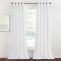 Stangh White Velvet Curtains For Living Room - Grommet Light Blocking Thermal Insulated Window Drapes For Daughter Bedroom/Guest