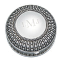 1home Beaded Antique Round Box, SP 4.5 Dia