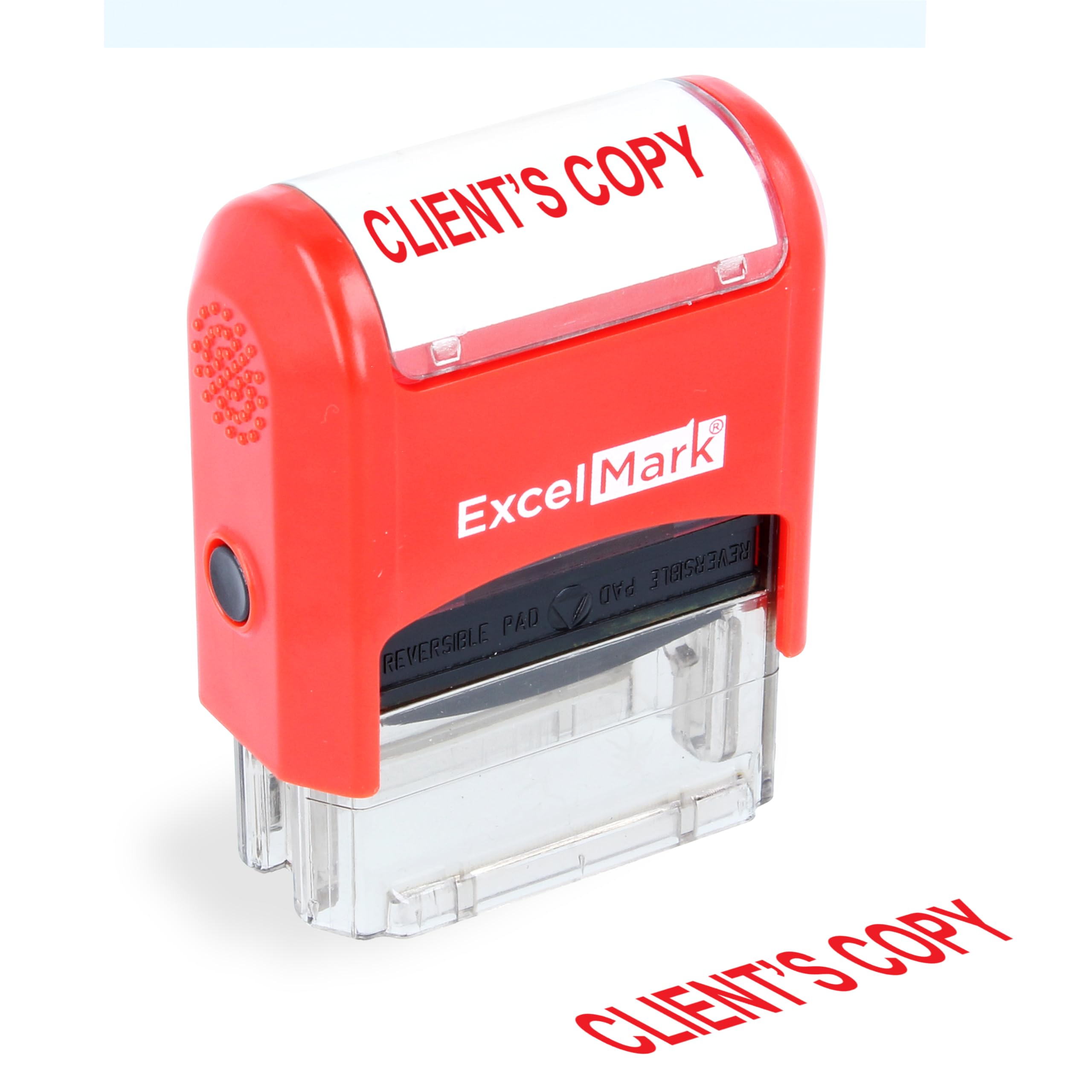 Excelmark Self-Inking Rubber Office Stamp - Client 'S Copy