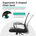 Paylesshere Gaming Chair Ergonomic Computer Chair Office Chair Video Game Chairs With Lumbar Support Desk Chair Armrest Mid Black Cushion Swivel Rolling Chair With Wheels For Home Office (White)
