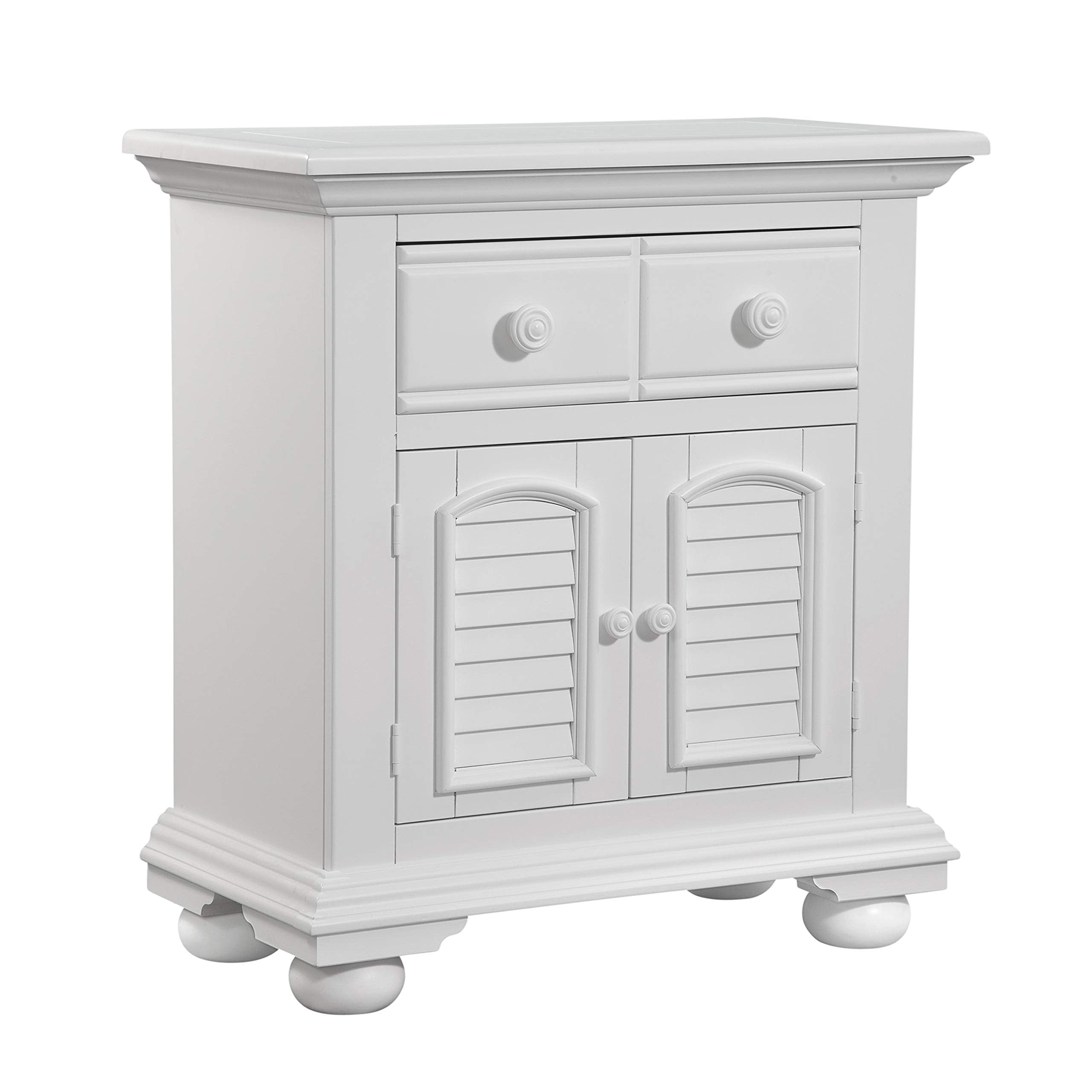 Cottage Traditions 1 Drawer Nightstand - Eggshell White