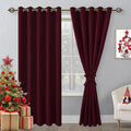 Hiasan Blackout Curtains For Bedroom, 60 X 84 Inches Long - Thermal Insulated & Light Blocking Window Curtains For Living Room C