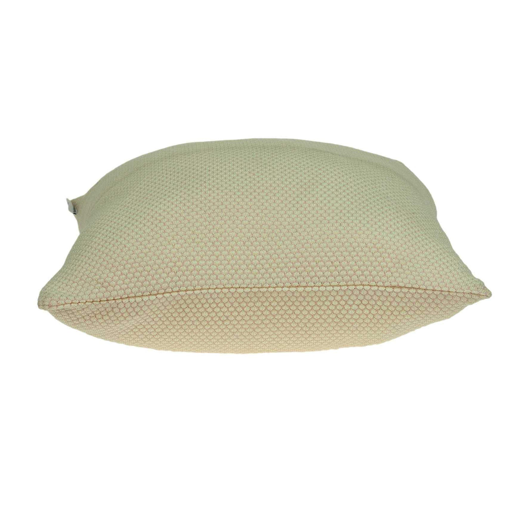 HomeRoots 100% Cotton Parkland Collection Cassi Transitional Tan Pillow Cover with Poly Insert