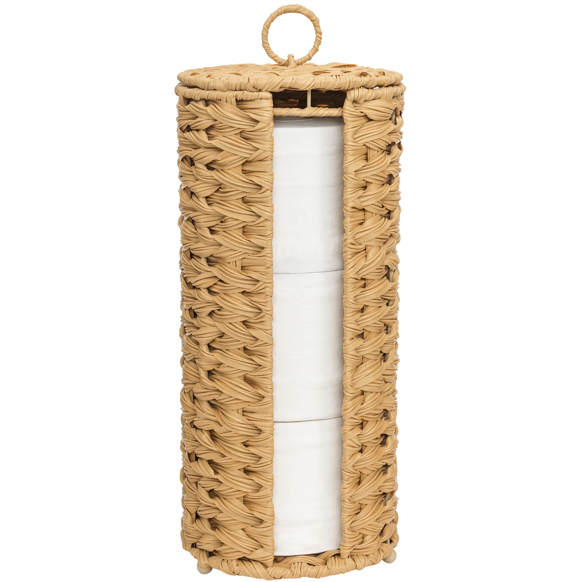 GRANNY SAYS Toilet Paper Storage Stand, Toilet Paper Holder Stand with Storage, Bathroom Tissue Holder, Freestanding Toilet Roll