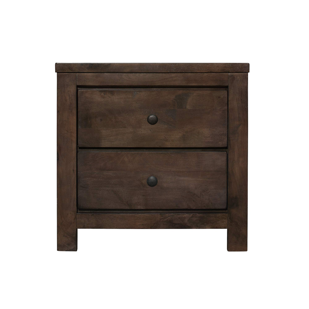 Wallace & Bay Bonilla Nightstand, Gray Brown