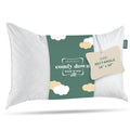 Comfydown Decorative Throw Pillow Insert, Down And Feather Fill, 100% Cotton Cover, 233 Thread Count - Made In Usa (16' X 30')