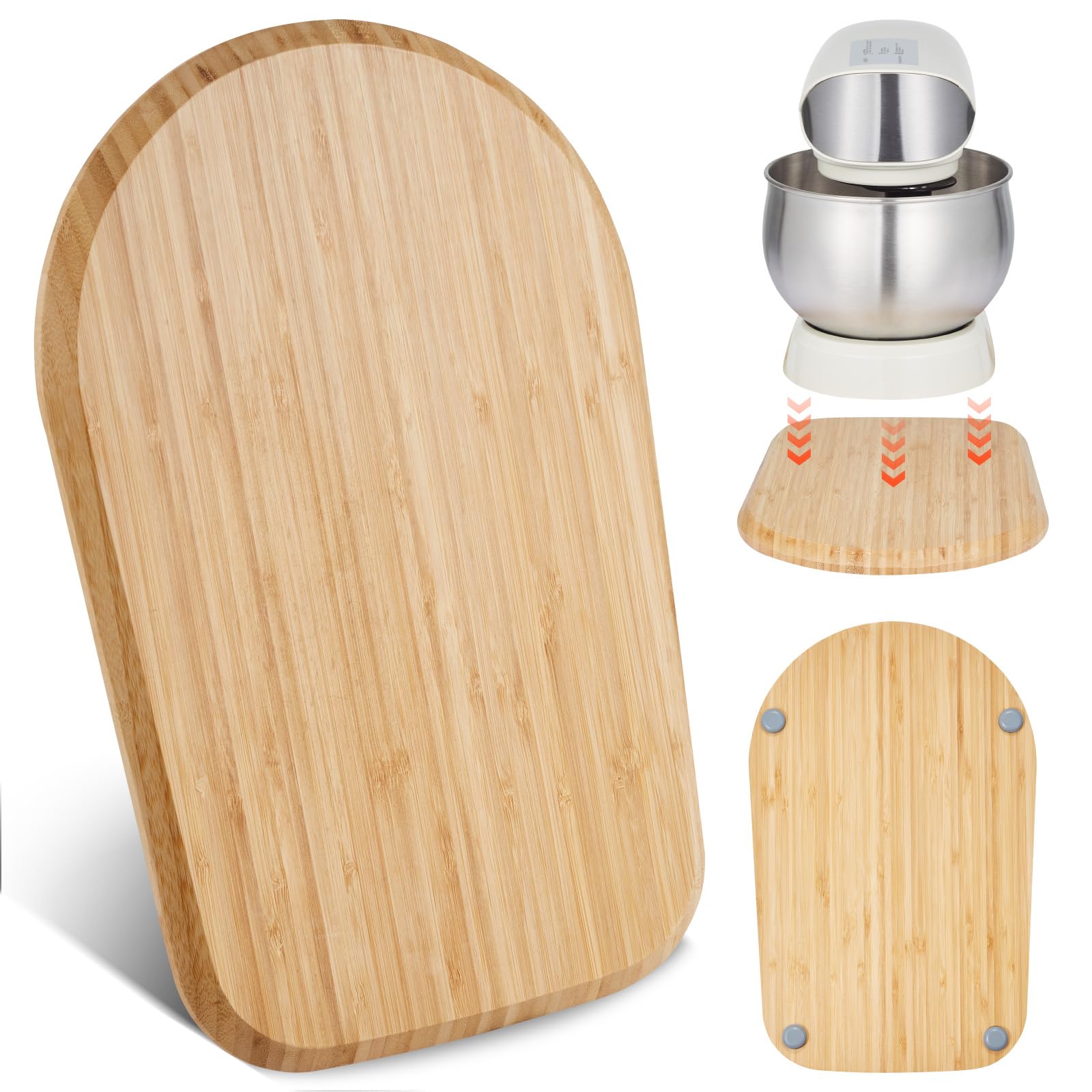 VEVOR Mixer Slider Mat for Tilt Head Kitchen Aid 4.5-5 Qt Stand Mixer, kitchenaid Mixer Slider with PTFE Feet, Kitchen Counterto