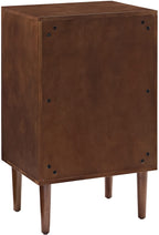Crosley Furniture Everett Record Player Stand With Storage For Vinyl Records, Mahogany
