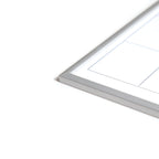U Brands Magnetic Dry Erase Calendar Board, 20'X16', Silver Aluminum Frame, Includes Magnet And Marker