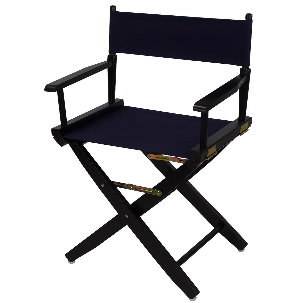 American Trails Extra-Wide Premium 18&quot; Director's Chair Black Frame with Navy Canvas