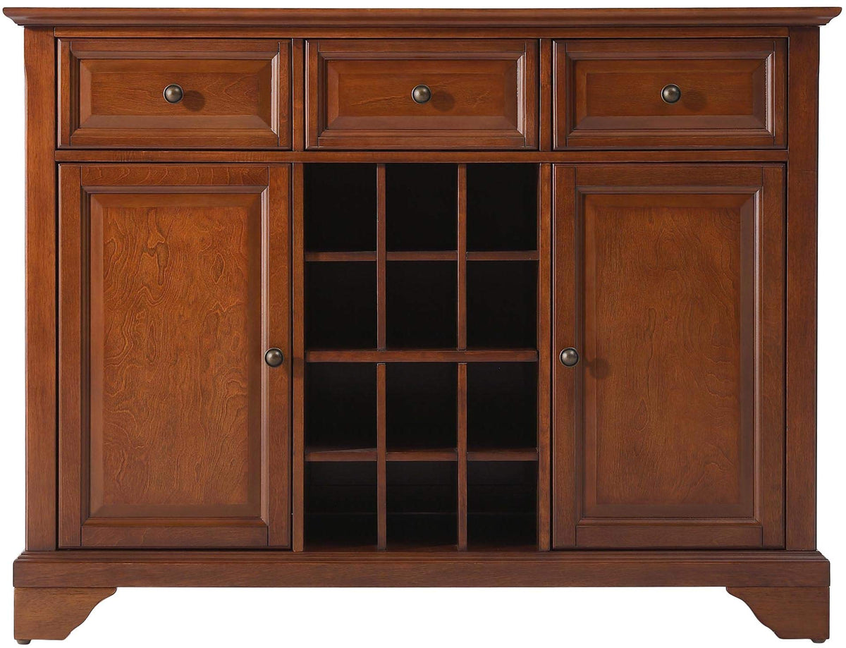 Crosley Furniture Lafayette Wine Buffet/Sideboard - Classic Cherry